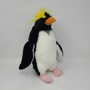 Wildlife Tree 13" Standing Floppy Crested Penguin Animal Kingdom Collection
